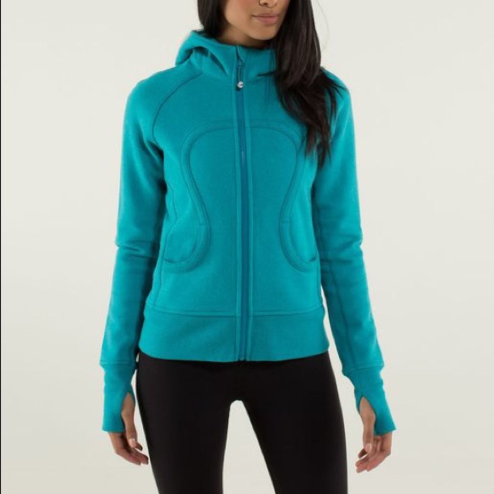 Teal Lululemon Scuba Hoodie